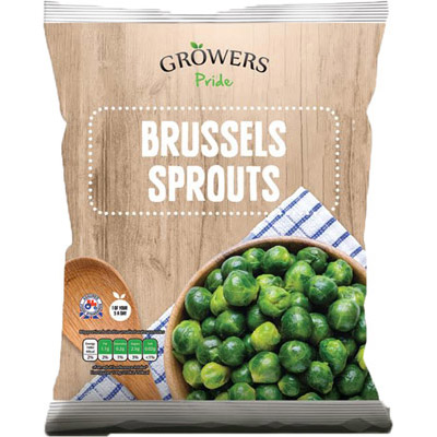 Growers Pride Sprouts (Button) 12x450g