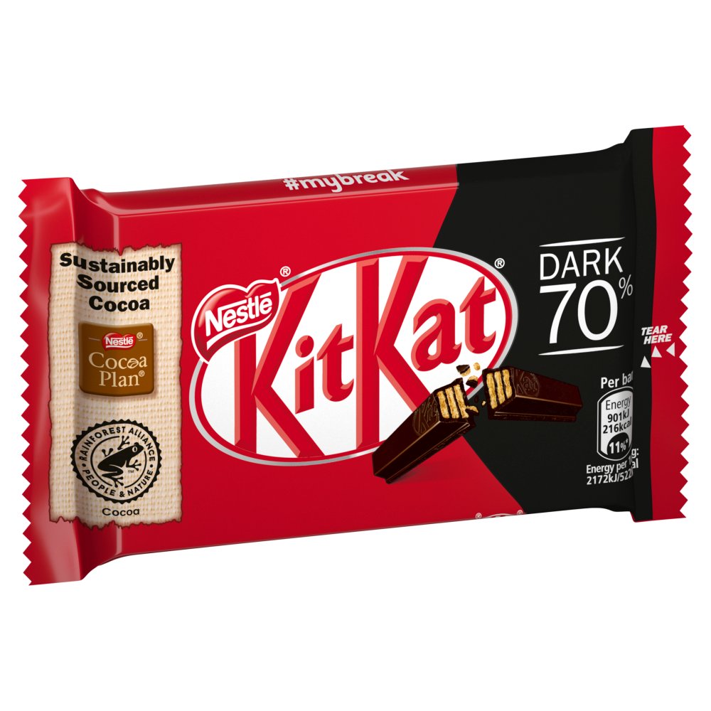 Kit Kat 4 Finger Dark Chocolate Bar 41.5g
