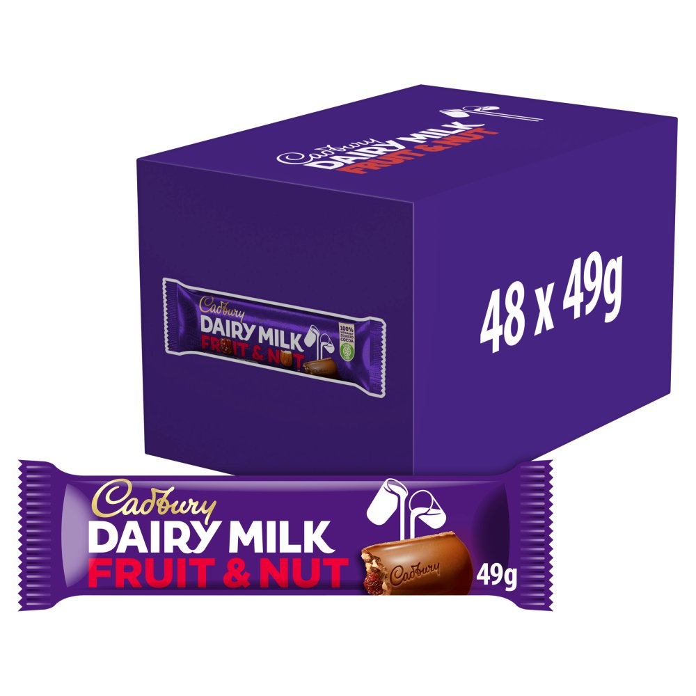 Cad Dairy Milk Fruit and Nut Chocolate Bar 49g