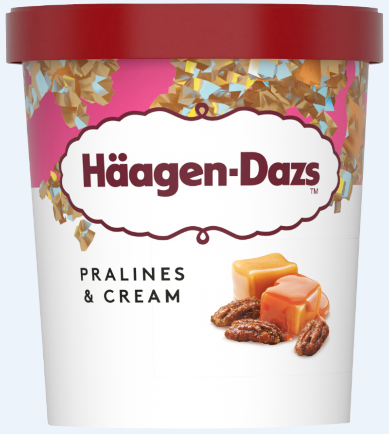Haagen Dazs Pralines & Cream 8x460ml