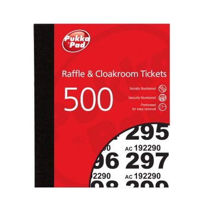 Raffle Tickets  6x1-500