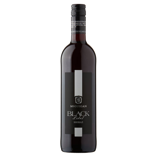 McGuigan Black Label Shiraz Australian Red Wine 75cl   75Cl × 6