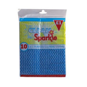 Clean & Sparkle  Sponge Scourers 											  10x10's
