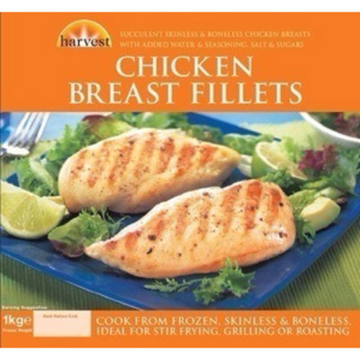 Harvest Chicken Breast Fillets UNIT 5x500g . Packed 2 units to a case.
Unit Weight: 3.14 Kilos.