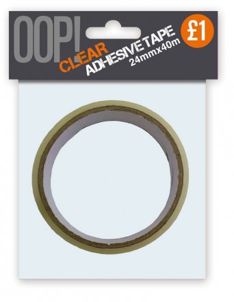 Clear Adhesive Tape  6x24mm x30mm