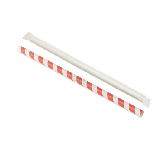 Love Struck Individually wrapped Paper Straw CASE 1x1000