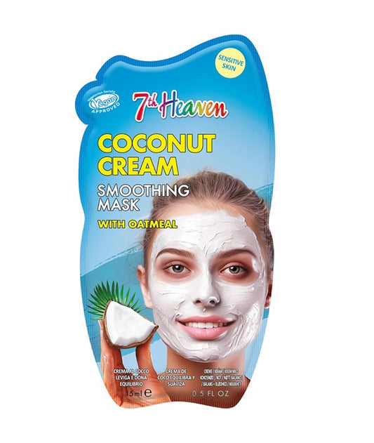 7TH HEAVEN COCONUT CREAM SMOOTHING MASK 15 ml Skin Wash Asetena Pa 