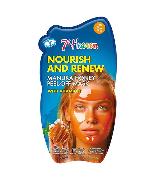 7TH HEAVEN NOURISH AND RENEW MANUKA HONEY PEEL OFF MASK 10 ml Skin Wash Asetena Pa 
