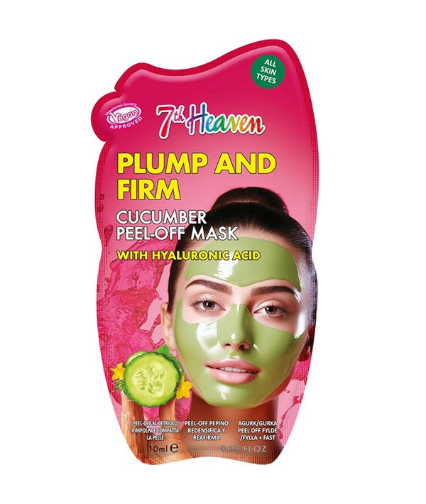 7TH HEAVEN PLUMP AND FIRM CUCUMBER PEEL OFF MASK 10 ml Skin Wash Asetena Pa 