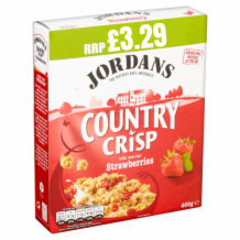 Jordans Country Crisp Strawberry   6x400g