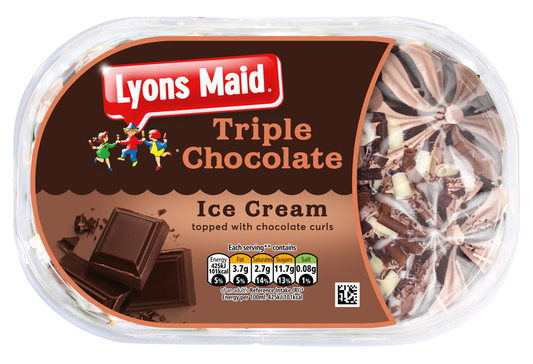 Lyons Maid Triple Chocolate Sundae 8x900ml
