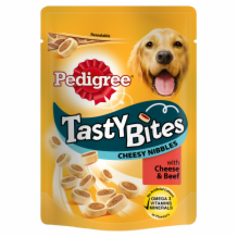 Pedigree Tasty Bites Cheese And Beef Nibbles  8x140g