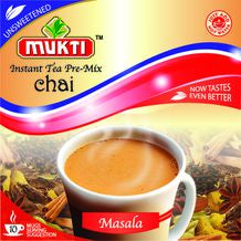 Mukti Instant Pre Mix Unsweetned Masala Chai  5x10's