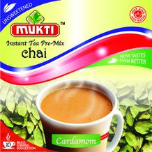 Mukti Instant Pre Mix Unsweetned Cardamom Chai  5x10's