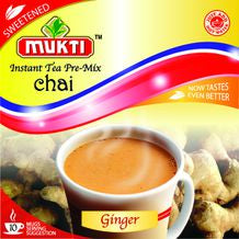 Mukti Instant Pre Mix Sweetened Gingerchai  5x10's