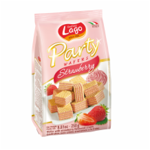 Lago Strawberry Wafers  1x6011