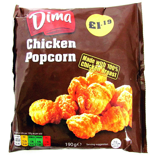 Dima Popcorn Chicken PM £1.19   190g × 12