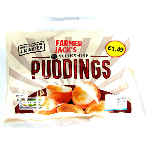 F/Jack Yorkshire Puddings PMP £1.49 12s   12s × 1