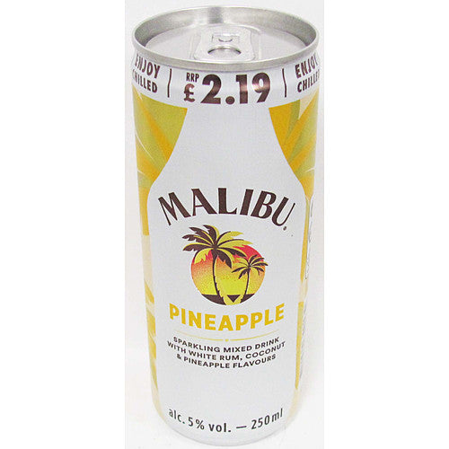 Malibu Cocktail Strawberry Daiquiri Sparkling 250ml   25Cl × 12 × 1