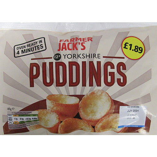 F/Jack Yorkshire Puddings PMP £1.89 12s   12s × 1