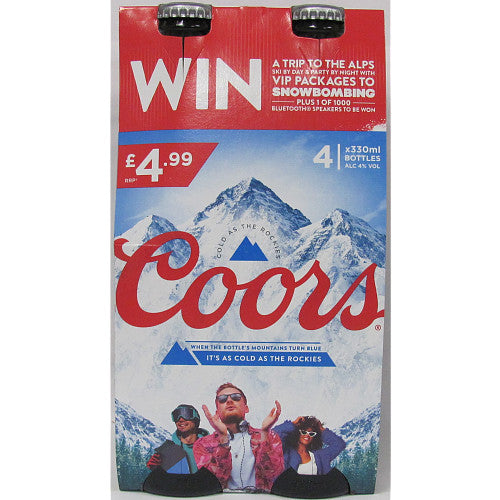 Coors 4 Pack PM £4.99   330ml Nrb × 6 × 1