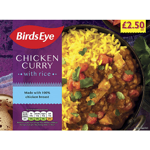 Birds Eye Chicken Curry with Rice 400g   400g × 6