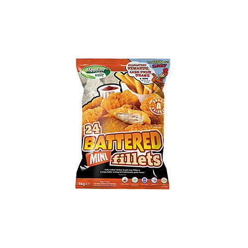 Mv Batt Chkn Mini Fillet   1Kg × 10