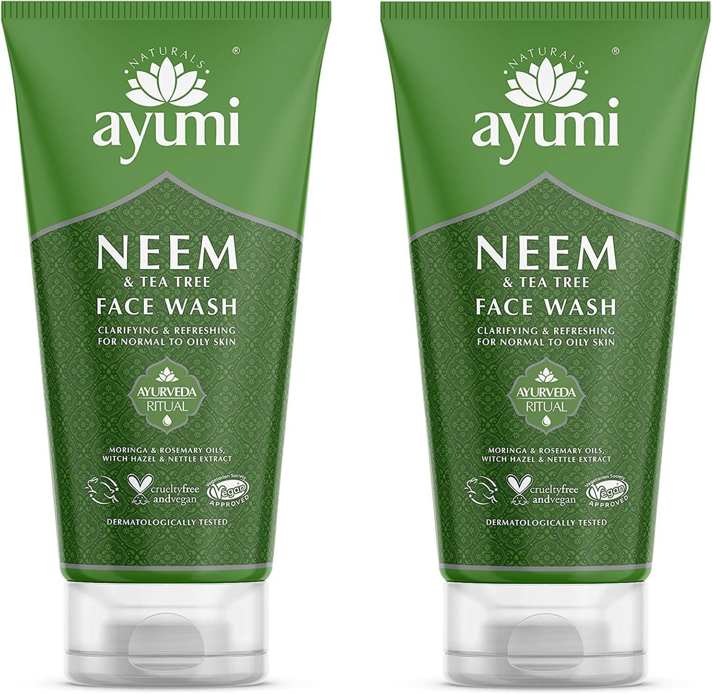 Ayumi Neem & Tea Tree Face Wash 6 x 150ml