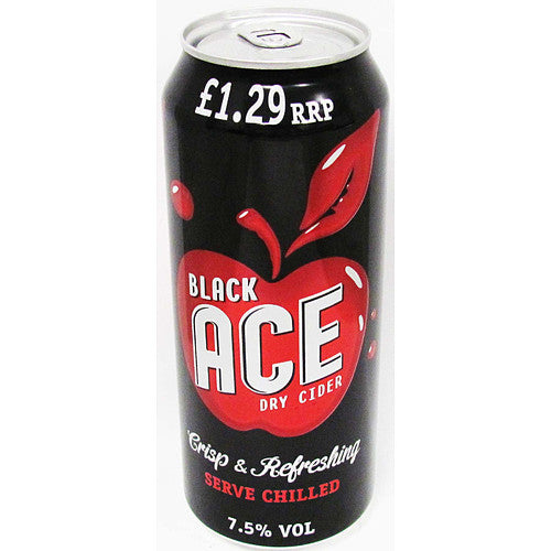Black Ace Cider PM £1.29 7.5%   500ml × 24 × 1