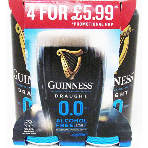 Guinness 0% 4pack PM £5.99   440ml × 6 × 1