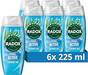 Radox Sgel Feel Active ml  6x225ml