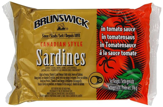 Brunswick Sardines In Tomato Sauce  12x106g
