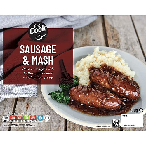 Pro-Cook Sausage & Mash   400g × 1