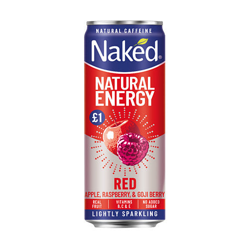 Naked Energy Red £1   250ml × 12 × 1