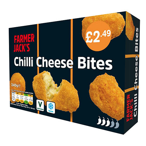 Farmer Jack's Chilli Cheese Bites 240g   240g × 10