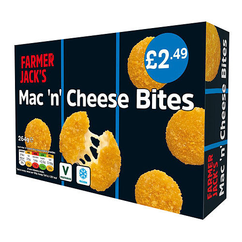 Farmer Jack's Mac ‘n' Cheese Bites 264g   264g × 10