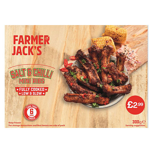 Farmer Jacks Salt Chilli Rib PM £2.99   360g × 12