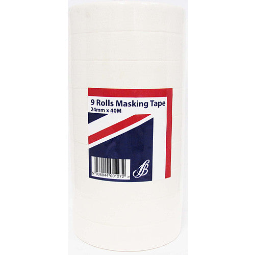 Masking Tape 24Mmx40M (9 Pack)   24Mmx40M × 6