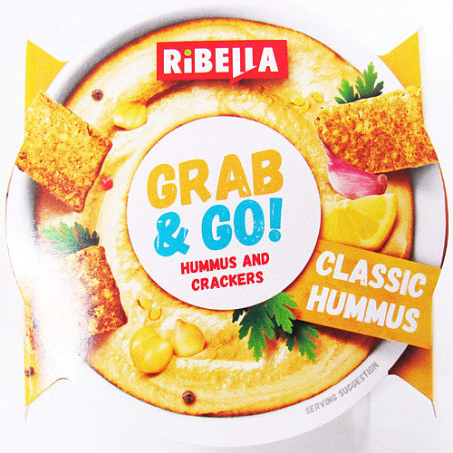 Ribella Grab And Go Hummus And Crackers   130g × 6