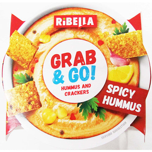 Ribella Spicy Hummus And Crackers   130g × 1