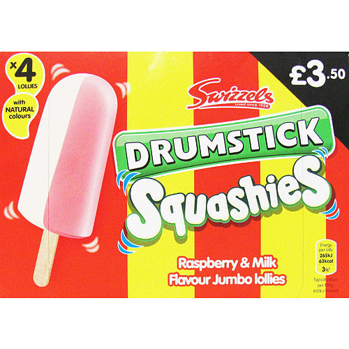 Drumstick Squashies Original Lollies PM £3.50   4pk × 12