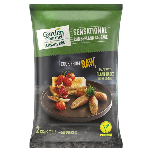 Garden Gourmet® Sensational™ Vegan Cumberland Sausage 2kg   2Kg × 3