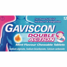 Gaviscon Double Action Tablets  For   12x12's
