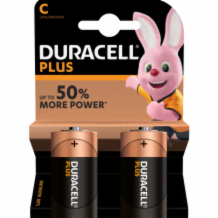 Duracell Plus % C  Pack  10x2's