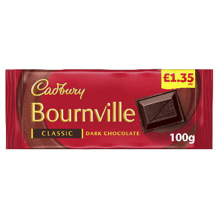 Cadbury Bournville Block   18x100g
