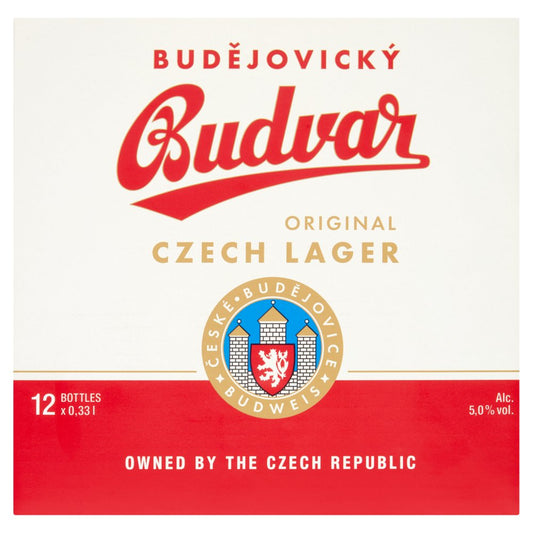 Bud?jovický Budvar Original Czech Lager 12 x 330ml   330ml × 1