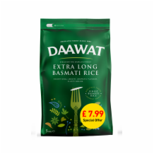 Daawat Extra Long Basmati Rice    1x5kg