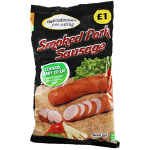Delicatessen Fine Eating Smoked Pork Sausage   1x160g