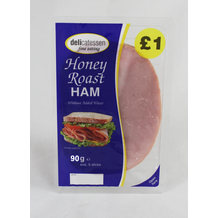 Delicatessen Fine Eating Sliced Honey Roast Ham   1x90g