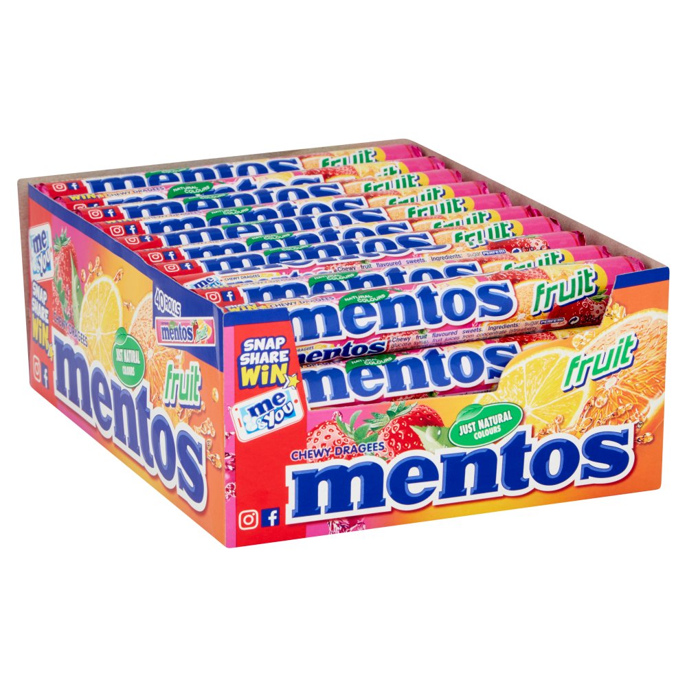 Mentos Fruit 38g